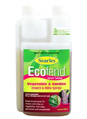 Searles Ecofend Vegetable & Garden Insect and Mite Spray 500ml *ORGANIC PEST CONTROL*
