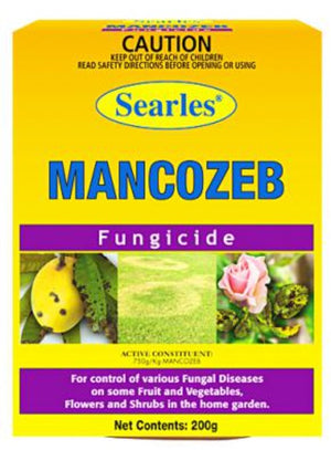 Searles Mancozeb 200g *Fungicide / treats black spot, rust, downy mildew +more*