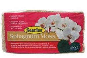 Searles Sphagnum Moss 150gm *Good for Pots, orchids + hanging baskets*